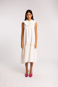 ARIANA SLEEVELESS DRESS WHITE